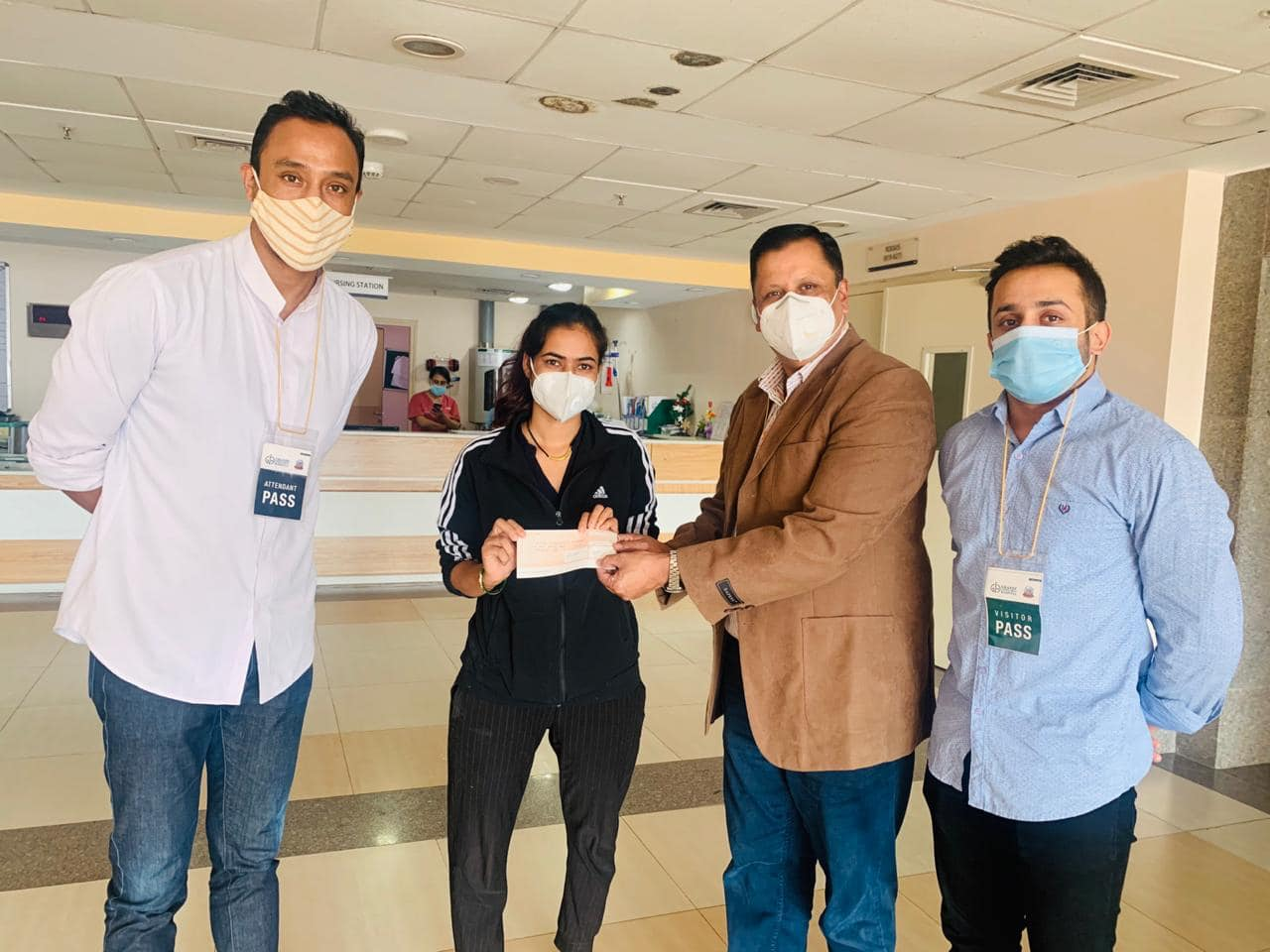 घाइते खेलाडी भण्डारीका लागि सिप्यानको ६ लाख २८ हजार सहयोग