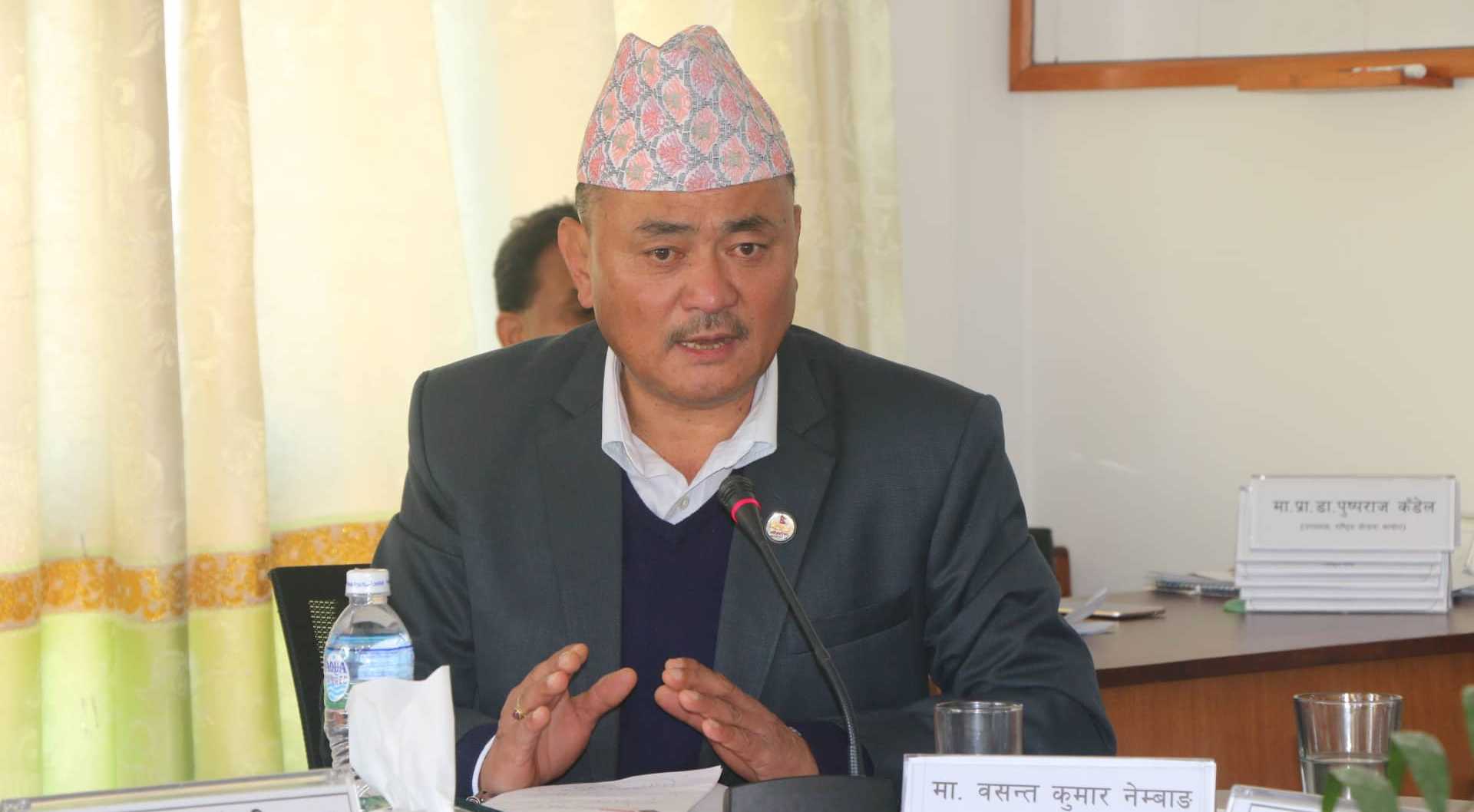मन्त्री नेम्वाङमा पनि कोरोना संक्रमण पुष्टि
