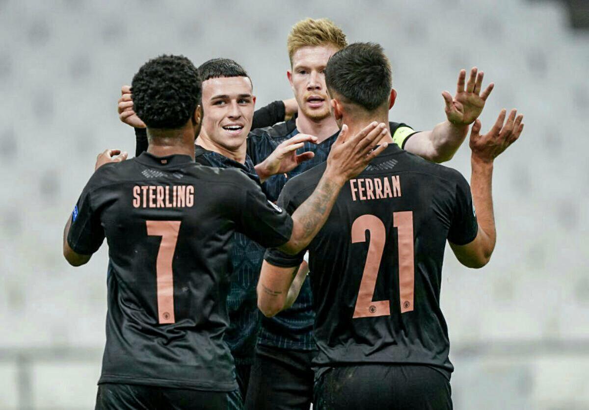 मार्सेल्लीविरुद्ध सिटीको सहज जित