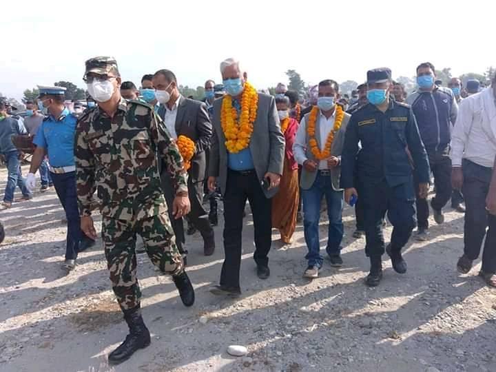 महाकालीमा सुख्खा बन्दरगाह बनाउने मन्त्री भट्टको घोषणा