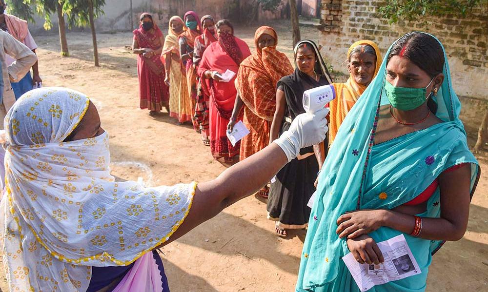 बिहारमा आज दोस्रो चरणको मतदान, ९४ सिटका लागि १४ सय बढी उम्मेदवार