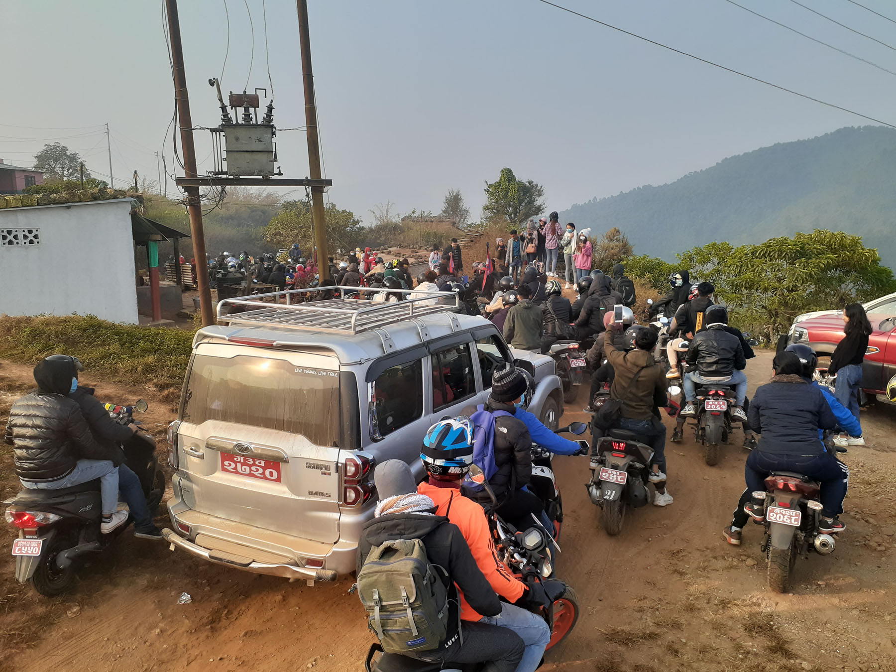 मेला लागेको छ मानहुँकोटमा