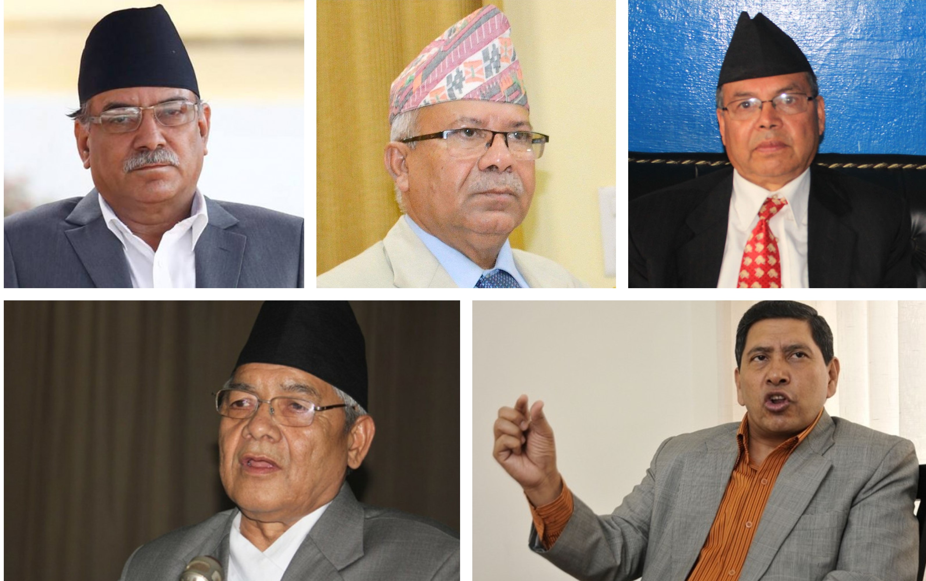 ओलीविरुद्ध एकजुट हुने नेकपाका पाँच सचिवालय सदस्यको रणनीति