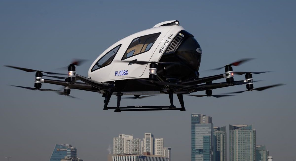 दक्षिण कोरियाले बनायो मानवरहित हवाई ट्याक्सी 