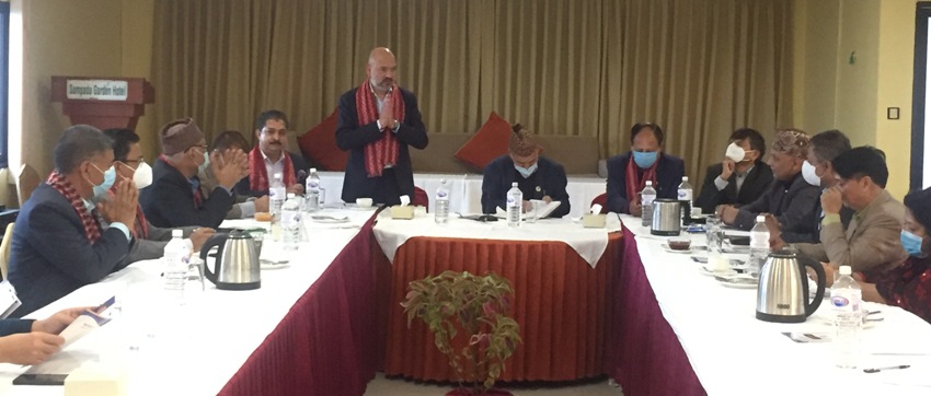 अञ्जन श्रेष्ठको टिमलाई निर्यात व्यवसायी महासंघको समर्थन