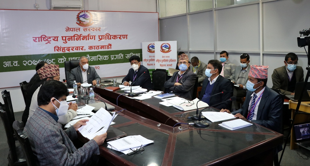 साउनयता ४६ हजार घर पुनर्निर्माण सम्पन्न