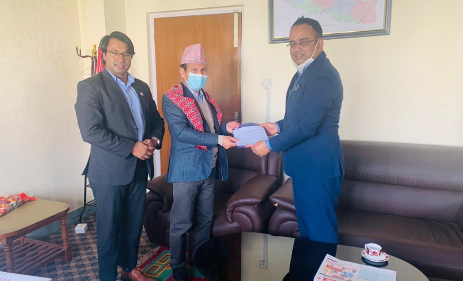 शैक्षिक परामर्श र भाषा प्रशिक्षण कक्षा सञ्चालनको लागि इक्यानको पत्र 