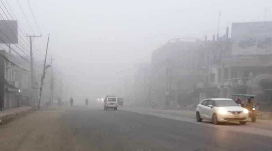 विराटनगरमा चिसो बढ्यो, आज वर्षकै बढी चिसो