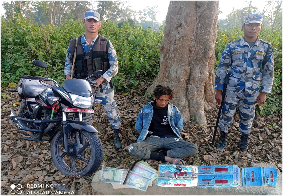 लागु औषधसहित एक जना पक्राउ 