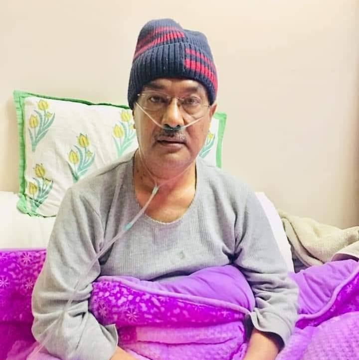 कोरोनाले थलिएका कांग्रेस नेता विश्वकर्माको अनुभव– घर आएको १६ दिनमा पनि बोल्न सकेको छैन