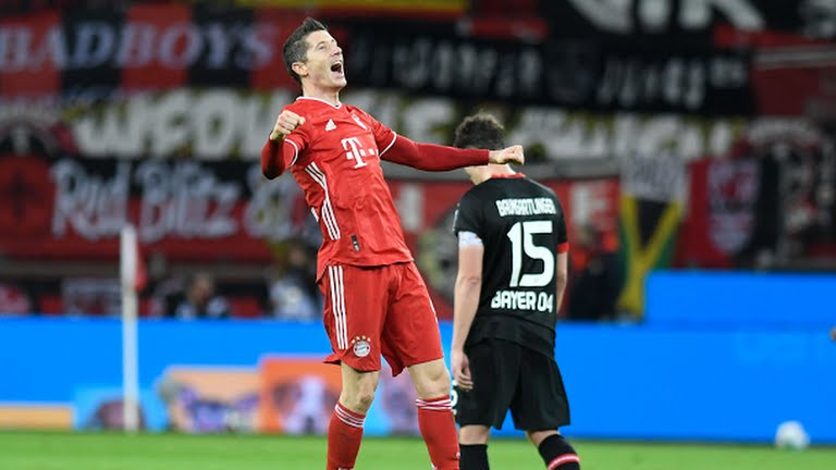 लेवान्डोस्कीको गोलले बायर्न बुन्डेसलिगाको शीर्षस्थानमा