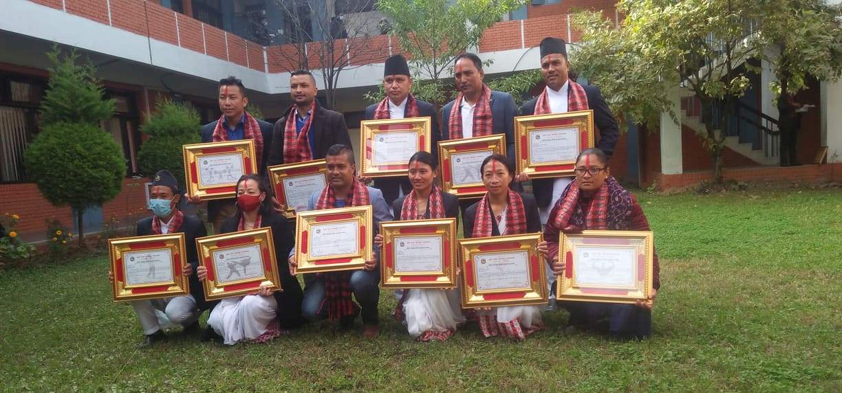 मन्डेकाजी र आयषालगायत ७ खेलाडीलाई राष्ट्रिय प्रतिभा सम्मान