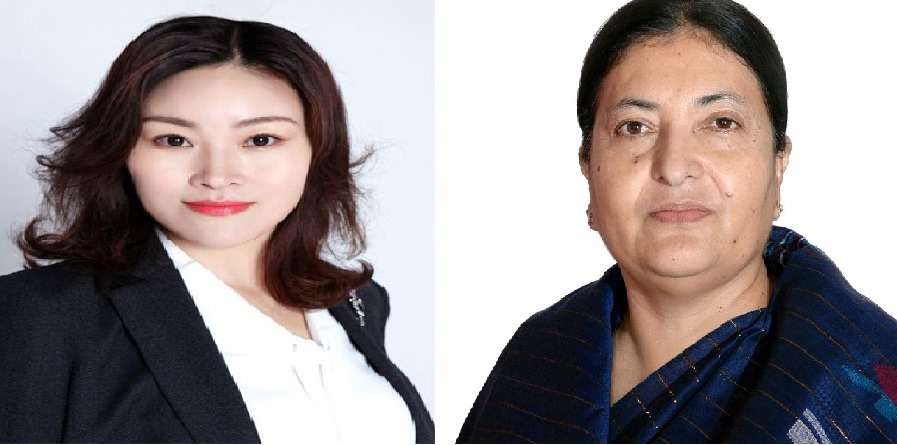 चिनियाँ राजदूतले भेटिन् राष्ट्रपति