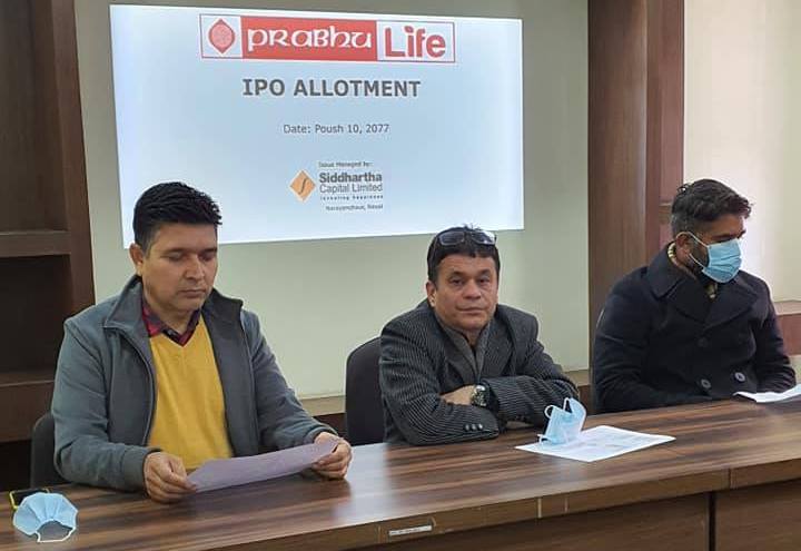 प्रभु लाइफ इन्स्योरेन्सको आईपीओमा आवेदन दिने ४८.६२ प्रतिशतको हात खाली