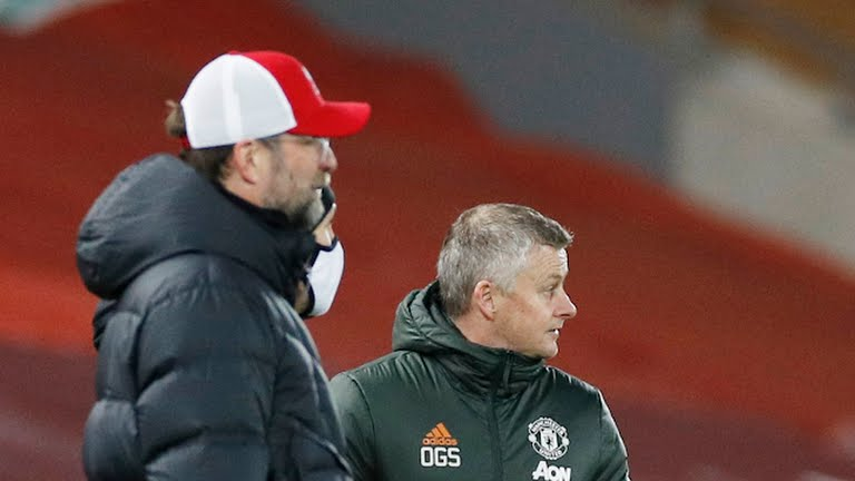 युनाइटेड र लिभरपुलको बराबरी