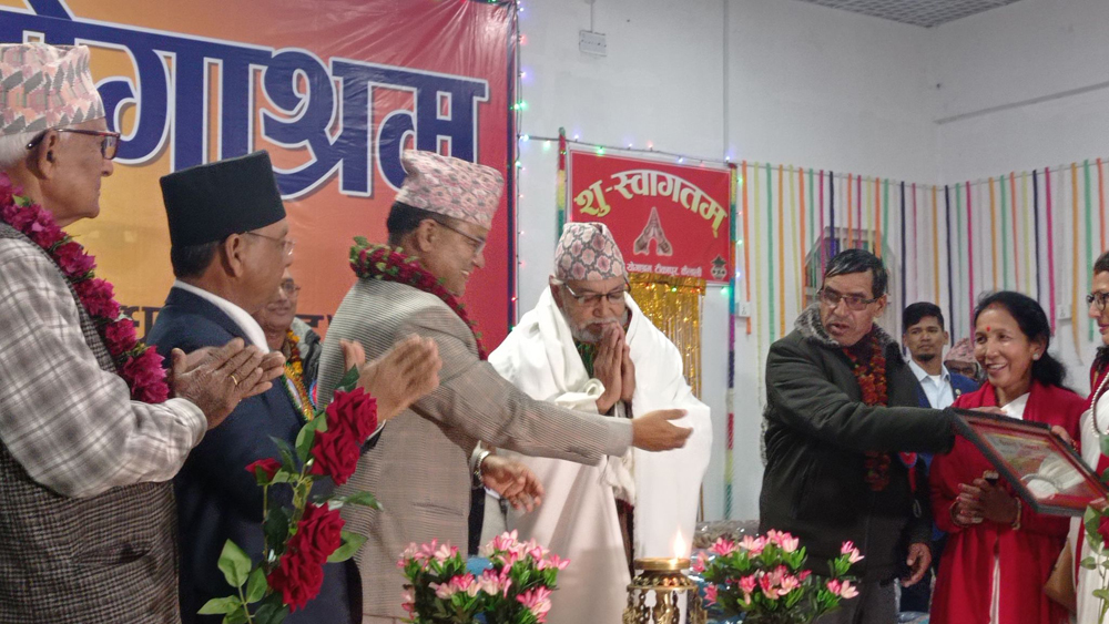 दुई करोड बढी लागतको योगाश्रम भवन उद्घाटन