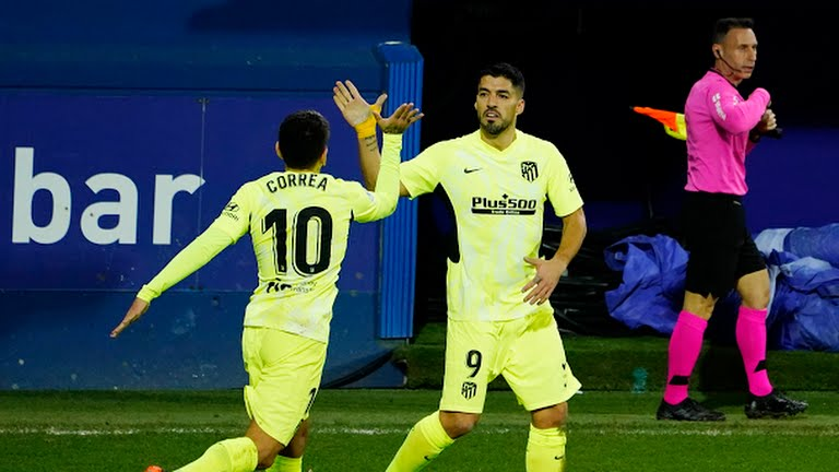 सुवारेज चम्किँदा एट्लेटिको मड्रिडको जित