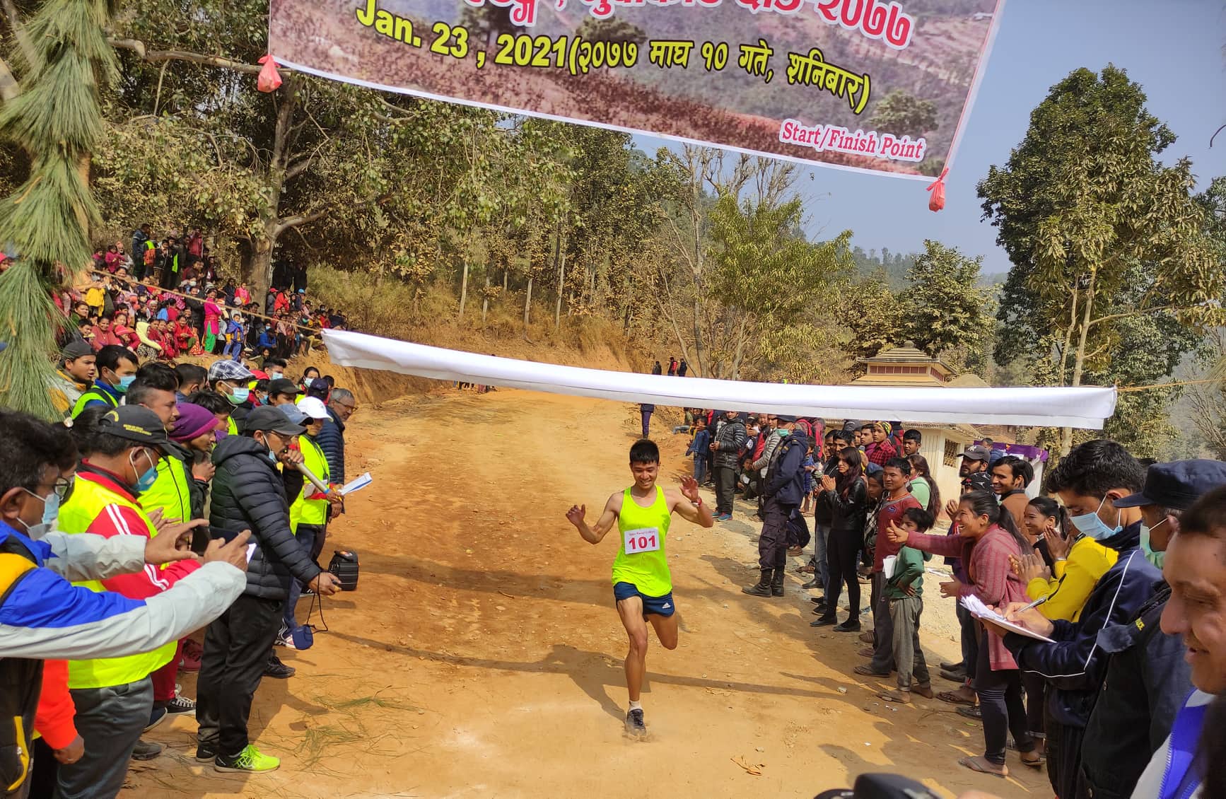 झिल्टुङ् क्रसकन्ट्री दौड माघ ८ गते