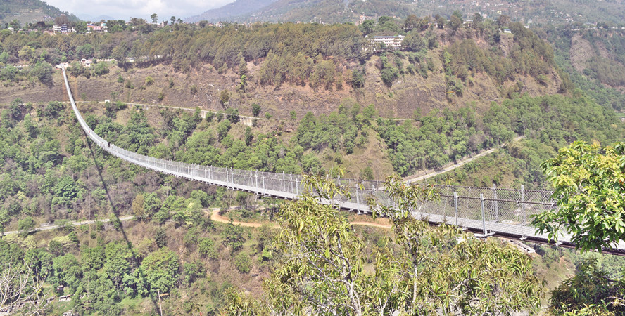 झोलुङ्गे पुललाई विश्व रेकर्ड राख्ने प्रक्रिया सुरु