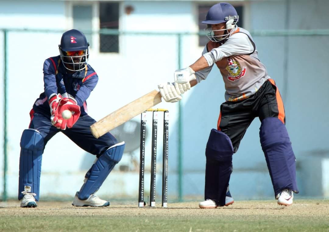 चम्किएको पुलिसको बलिङमा एपीएफले दियो प्रतिस्पर्धात्मक लक्ष्य