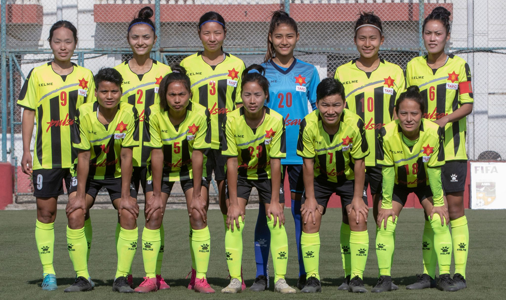 महिला लिग : पहिलो हाफमा आर्मीलाई ८ गोलको अग्रता