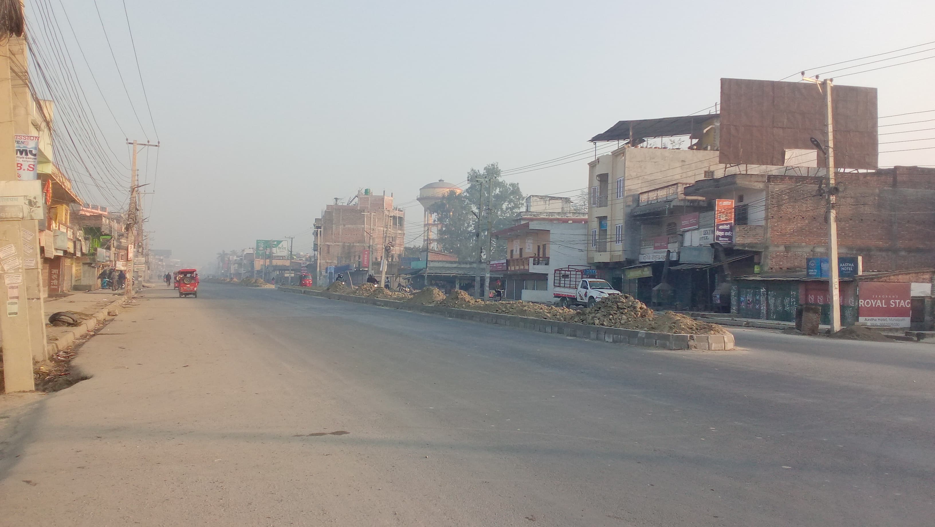 विराटनगरमा देखियो बन्दको असर