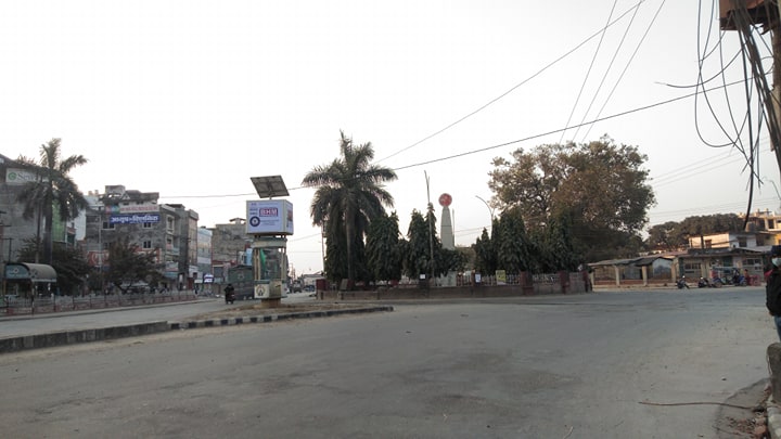 आमहड्तालले  लुम्बिनीको जनजीवन प्रभावित 