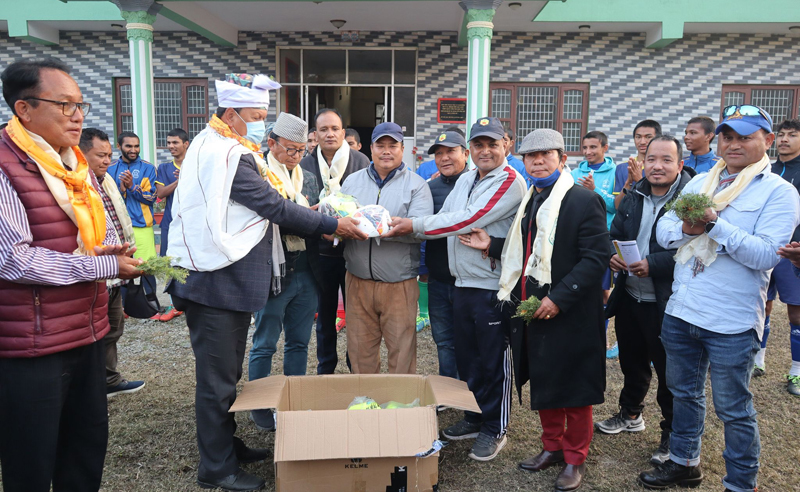 सहारा एकेडेमीलाई कांग्रेस केन्द्रीय खेलकुद विभागको सहयोग 