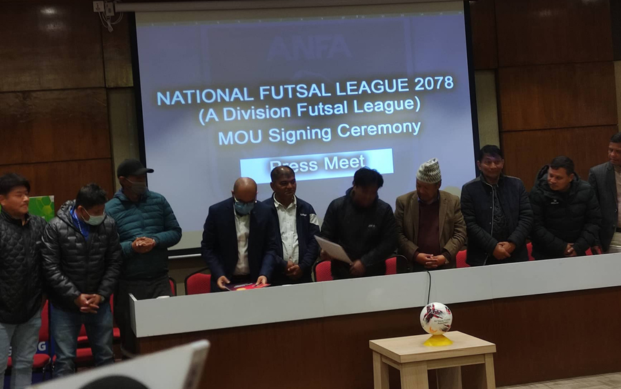 फुटसल लिगका लागि ट्रन पाइकले ३० लाख दिने