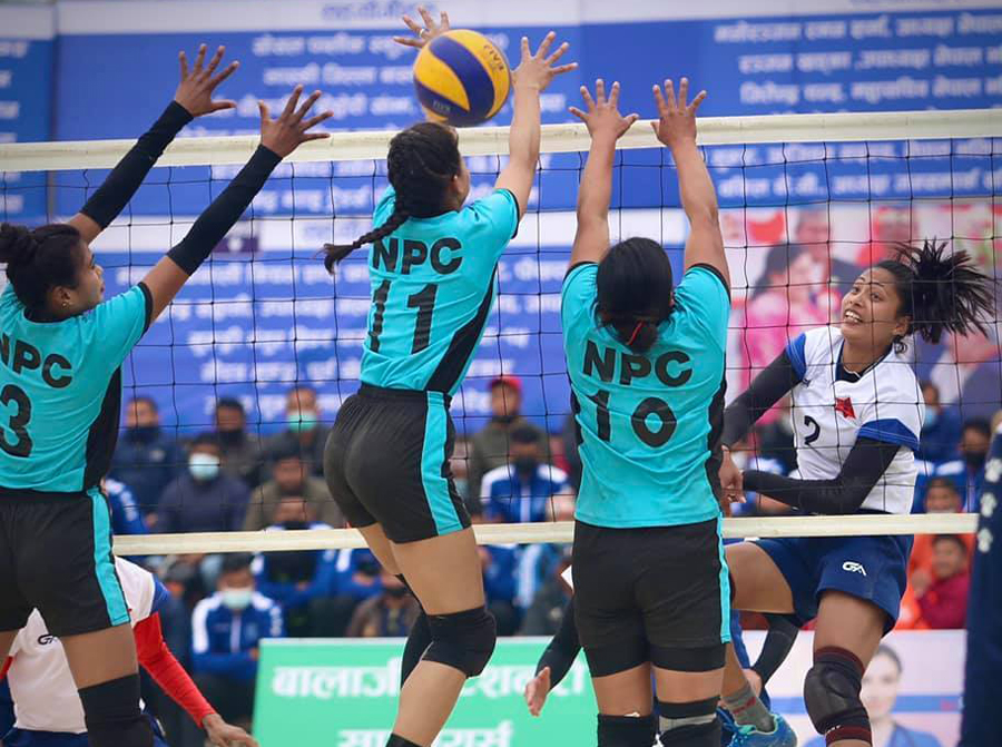 टाइगर कप भलिबल : गण्डकी, एपिएफ र पुलिस विजयी