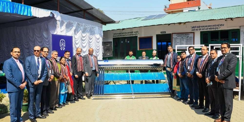 मानव सेवा आश्रमलाई एसबीआई बैंकको सहयोग
