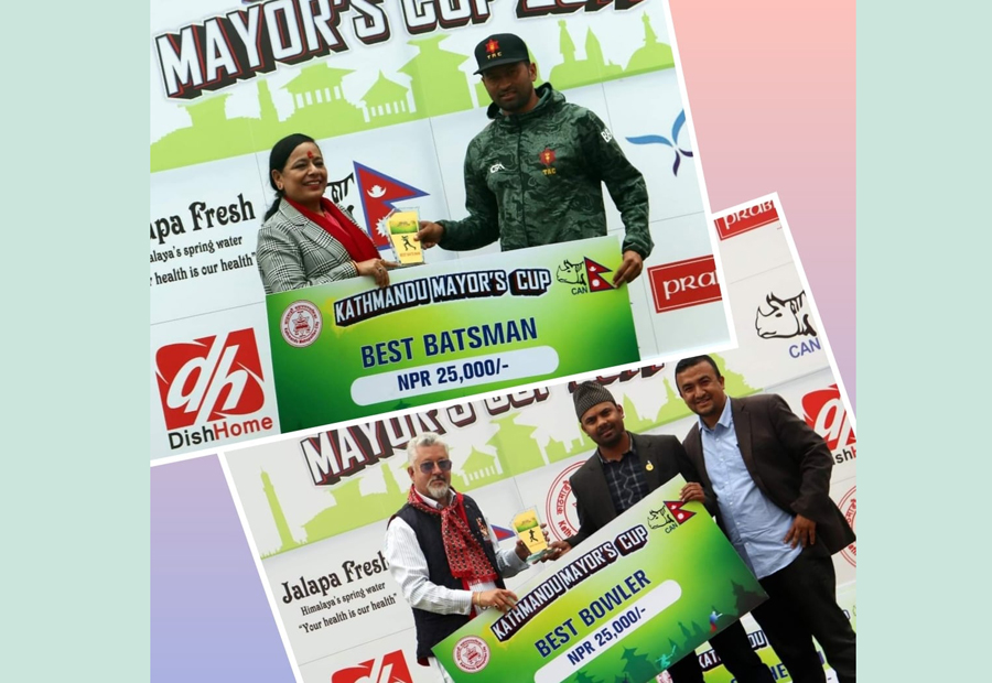 मेयर कपको उत्कृष्ट बलर एरियो, बेस्ट ब्याट्स्मेन विनोद