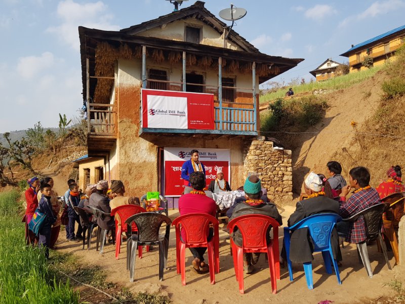 रोल्पामा ग्लोबल आइएमई बैंकको शाखारहित सेवा