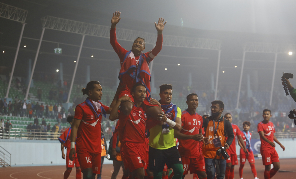 ‘कप्तान विराज महर्जन’ को अन्तर्राष्ट्रिय फुटबलबाट विश्राम