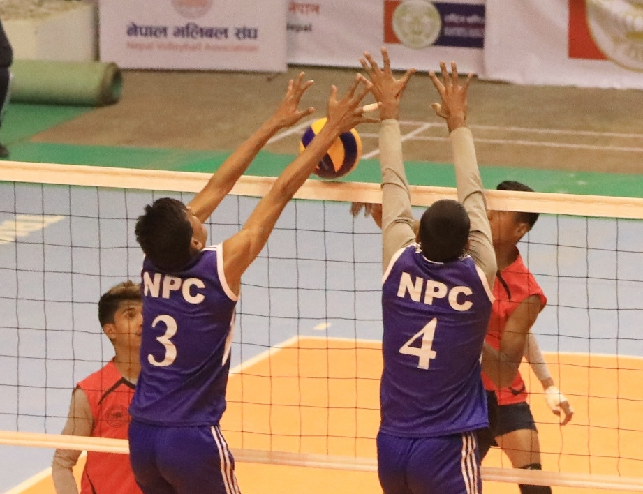 भलिबल च्याम्पियनसिपको पहिलो खेलमा न्यु डायमण्डको जित