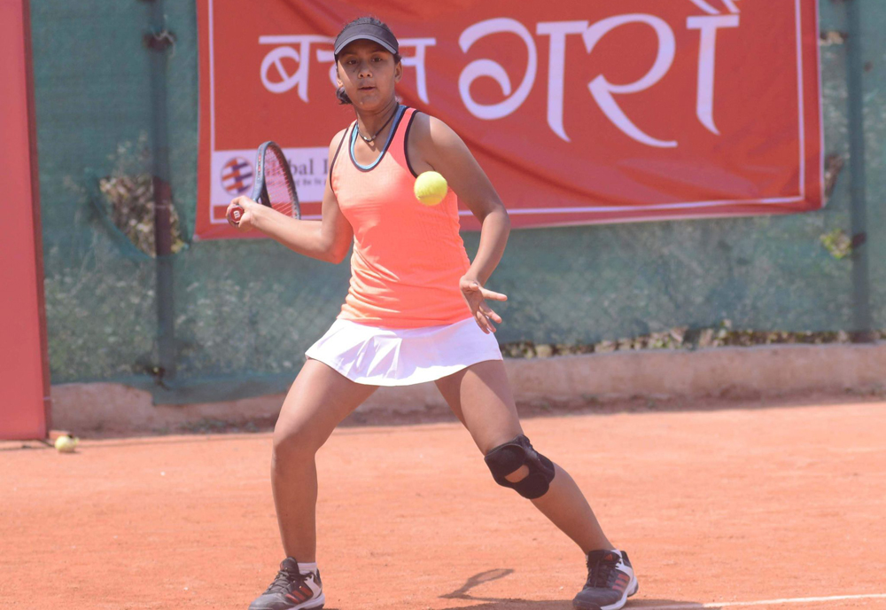 खुला टेनिस प्रतियोगिताको यू-१४ मा प्रनभ र सुनिरा च्याम्पियन