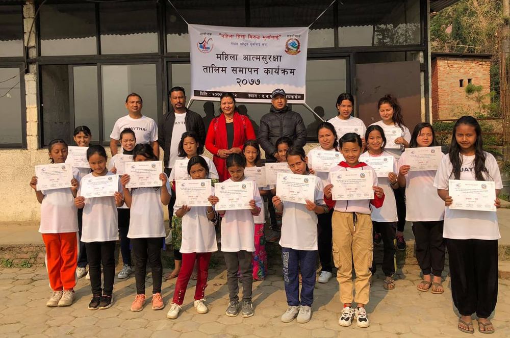 महिला आत्मरक्षा तालिम सम्पन्न