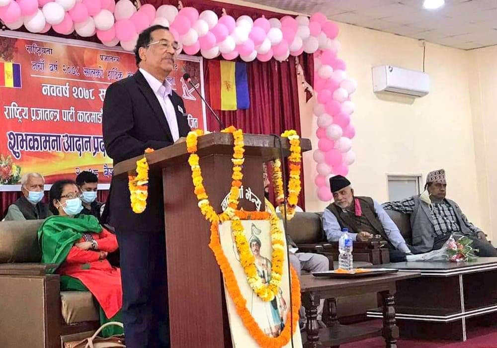 सत्ता स्वार्थ र भागवण्डाको लुछाचुँडीले मुलुक अस्थिर : थापा 