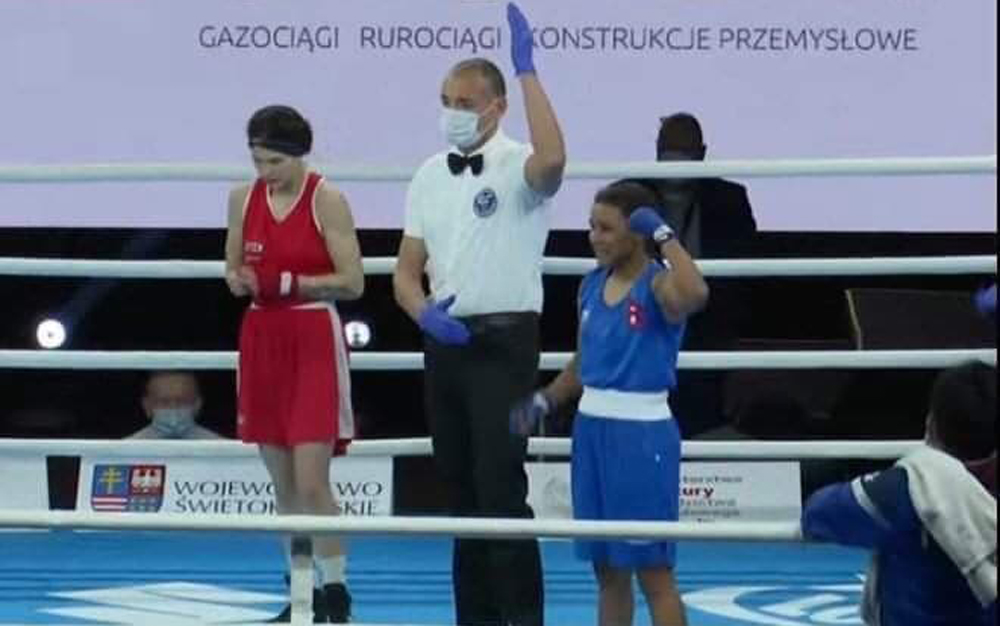 विश्व युवा बक्सिङ च्यापियनसिपमा सुष्माको जित 