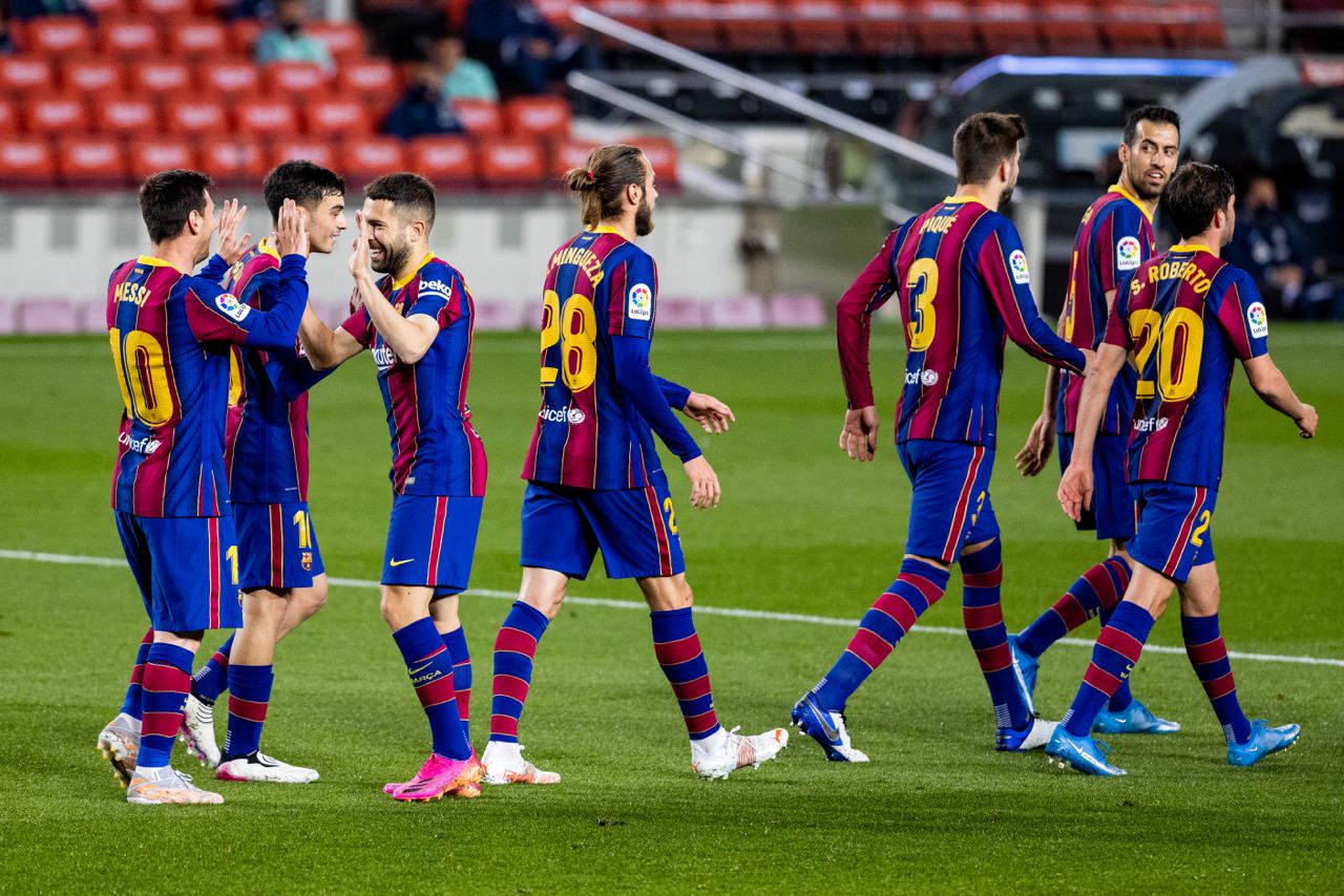 ला लिगामा बार्सिलोनाको सानदार जित