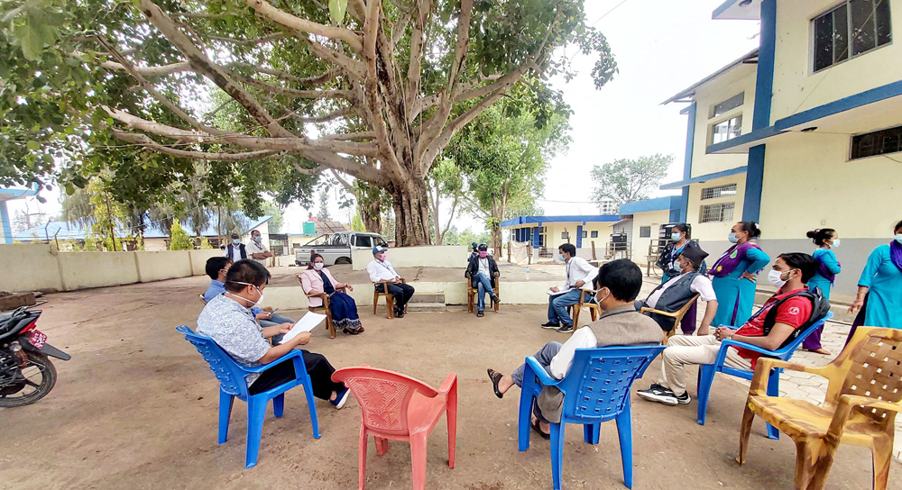 वीरेन्द्रनगरमा अक्सिजनयुक्त ५० बेडको आइसोलेसन बन्ने