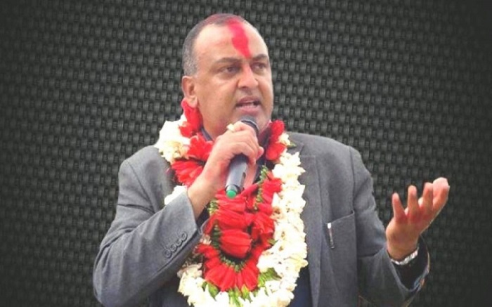 कांग्रेस नेता भण्डारी ग्राण्डी अस्पताल भर्ना