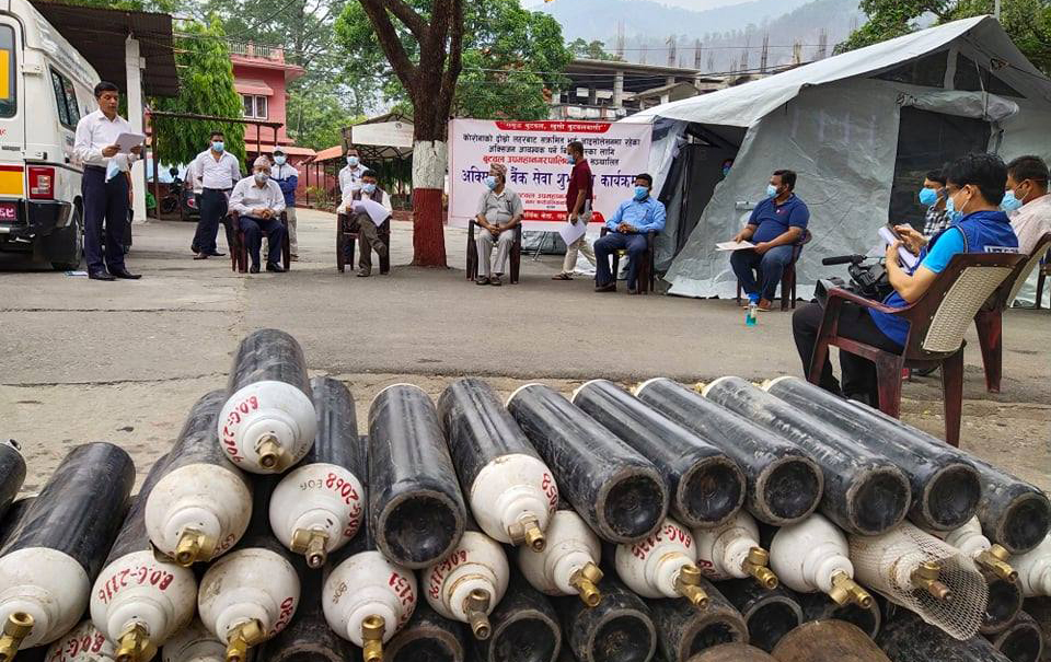 बुटवलमा अक्सिजन बैंक स्थापना 