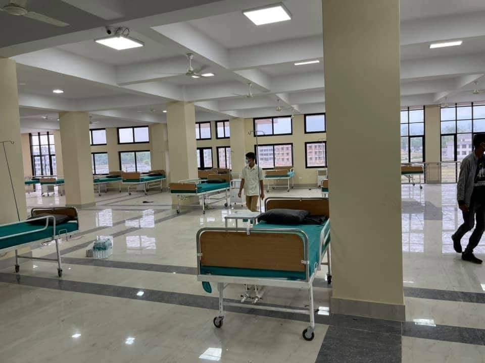 गेटामा सुविधासहितको आइसोलेसन सेन्टर बन्दै