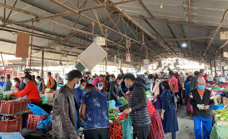 कालीमाटी फलफूल तथा तरकारी बजार बन्द 
