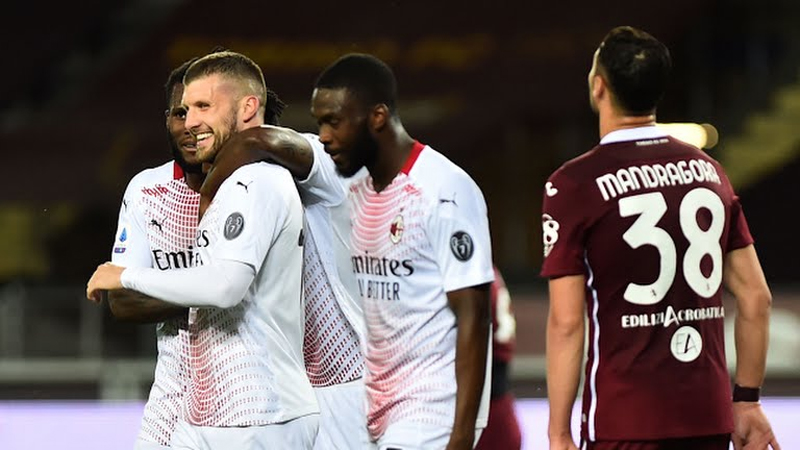 टुरिनोको पोस्टमा मिलानको सात गोल