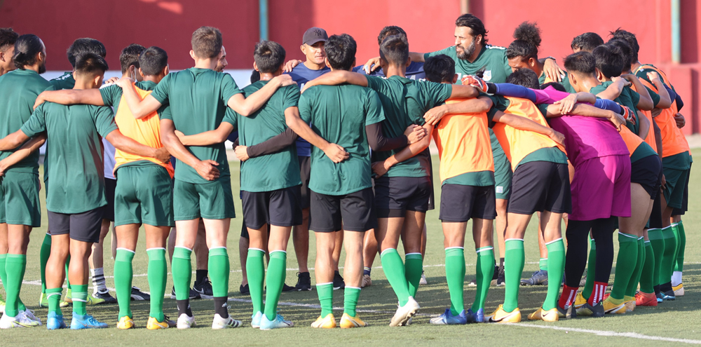 राष्ट्रिय फुटबल टिमको बन्द प्रशिक्षण अर्को साताबाट