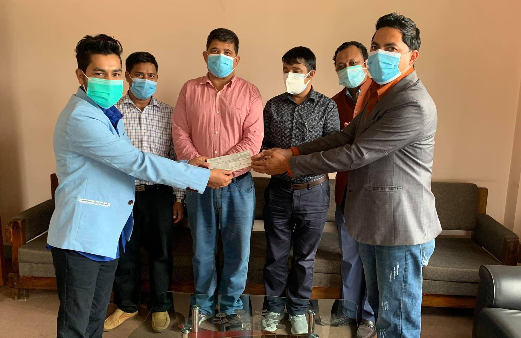 पत्रकार महासंघ एसोसिएट प्रदेशलाई पौडेलको एक लाख सहयोग