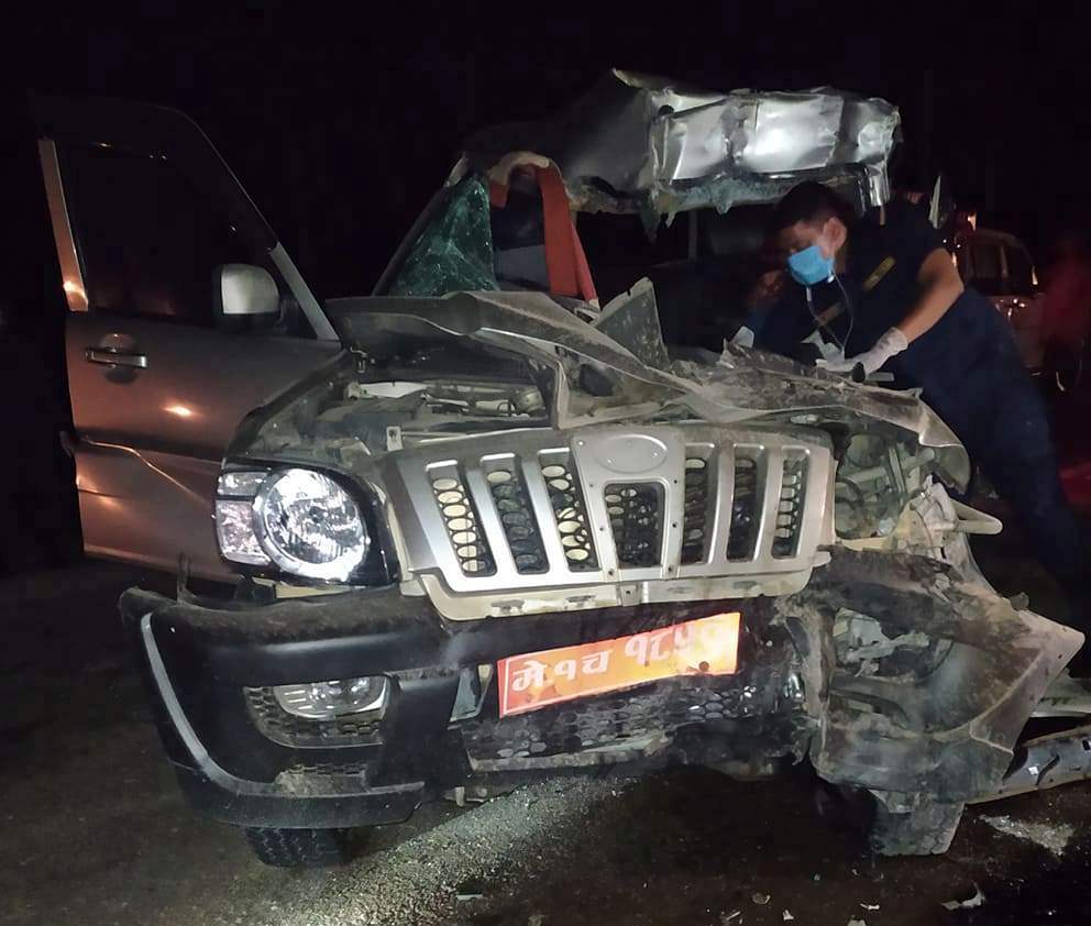 बिरामी भेट्न गएका दुईजना आफन्तको दुर्घटनामा मृत्यु