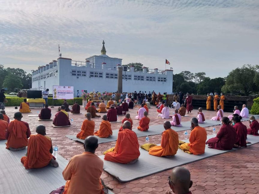 लुम्बिनीमा बुद्धजयन्तीको रौनक, साँझ दीप प्रज्जवल गरिने 